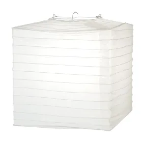 10" Beige Square Shaped Paper Lantern