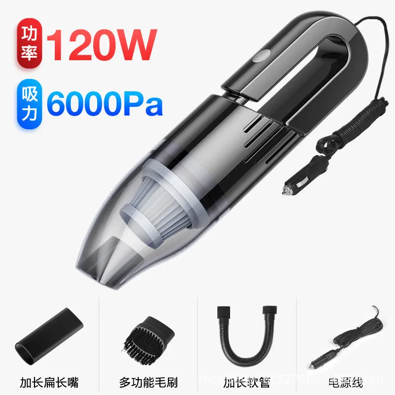 120W Wireless Car Vacuum Cleaner, Handheld Portable Mini Vacuum Cleaner with 7.4V Pressure and 22,800RPM for Car, Home and Office Use