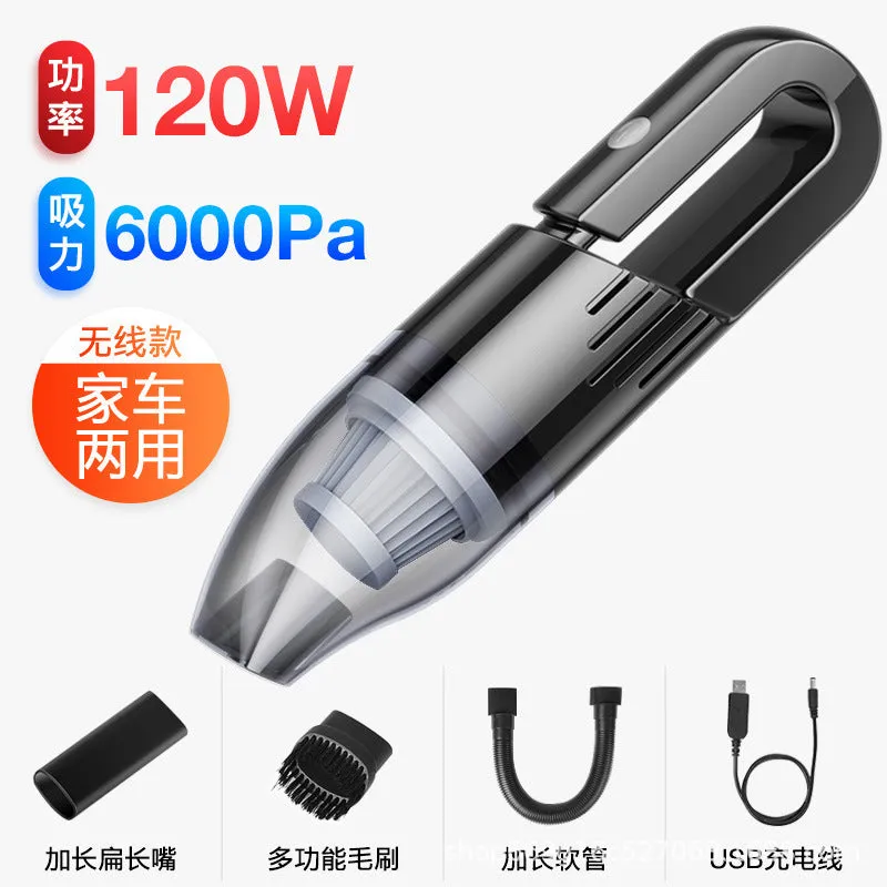 120W Wireless Car Vacuum Cleaner, Handheld Portable Mini Vacuum Cleaner with 7.4V Pressure and 22,800RPM for Car, Home and Office Use