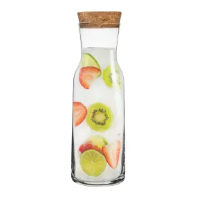 1.2L Aquaria Glass Carafe with Cork Lid - By Bormioli Rocco