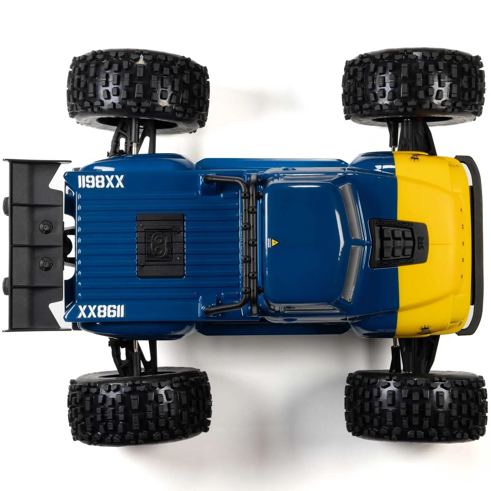 1/8 NOTORIOUS 6S V6 4X4 BLX Brushless Stunt Truck RTR, Blue