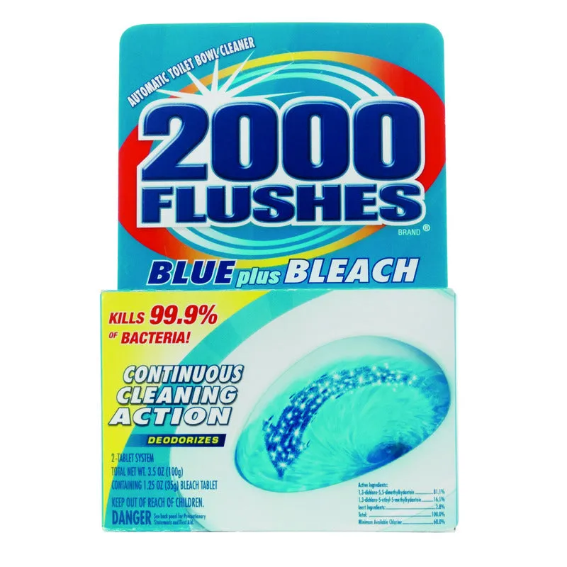 2000 Flushes Clean Scent Automatic Toilet Bowl Cleaner 3.5 oz Tablet