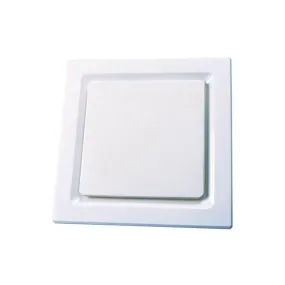 270m³/h Ventair Ovation 200 Universal Exhaust Fan Square in White - OVAWUSQ