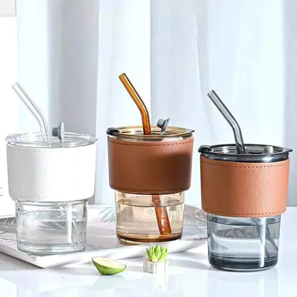 300ml Cup with straw and removable cover