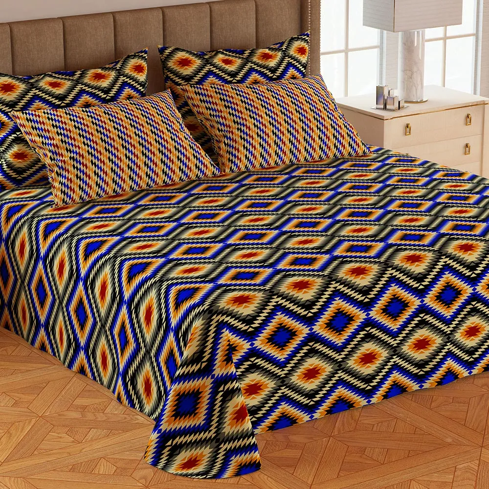 5Pcs Double Bedsheet Set - Y8