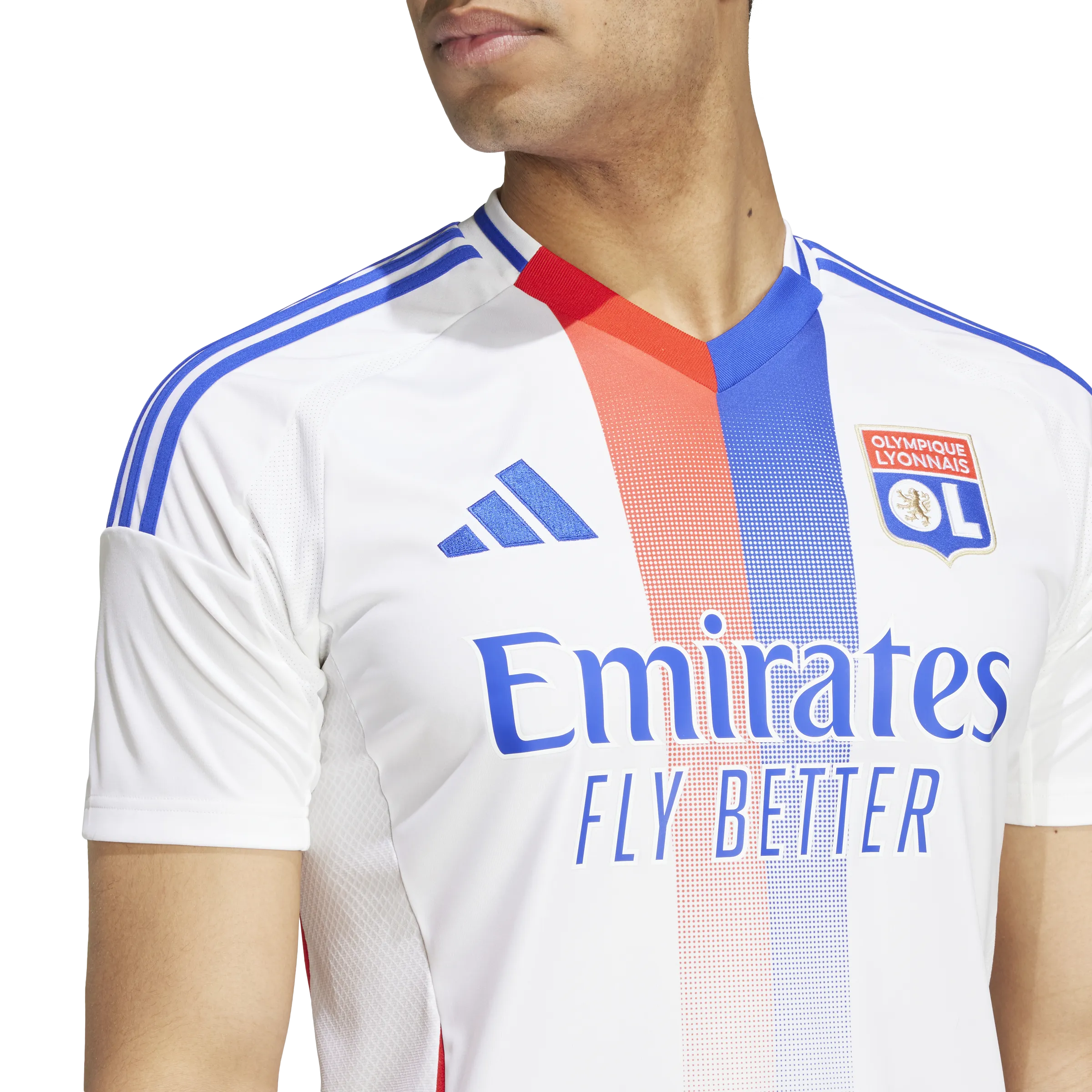 Adidas Olympique Lyonnais 2024 Home Jersey