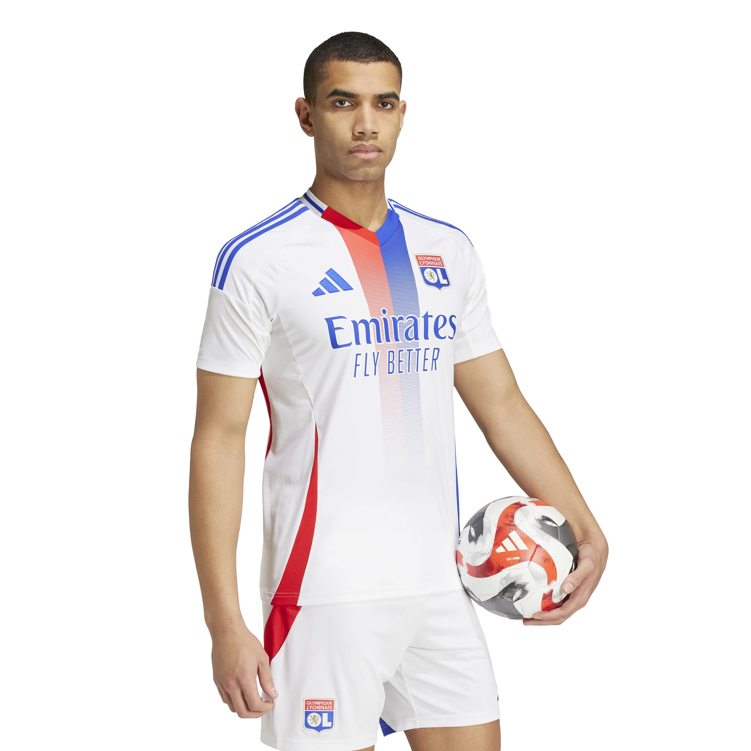 Adidas Olympique Lyonnais 2024 Home Jersey