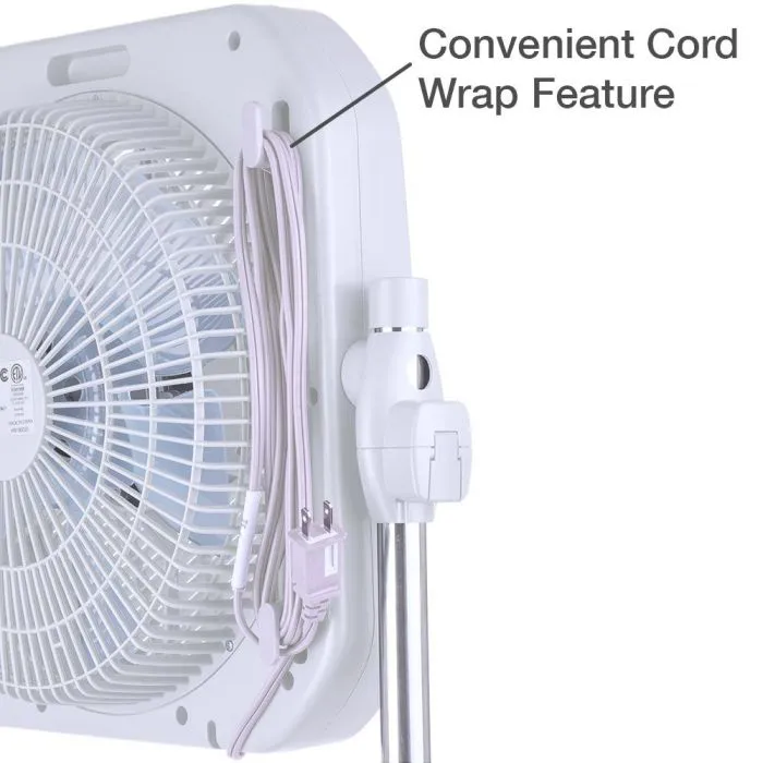 Air Innovations AI-4600 12” Swirl Cool 2-in-1 Fan with Remote