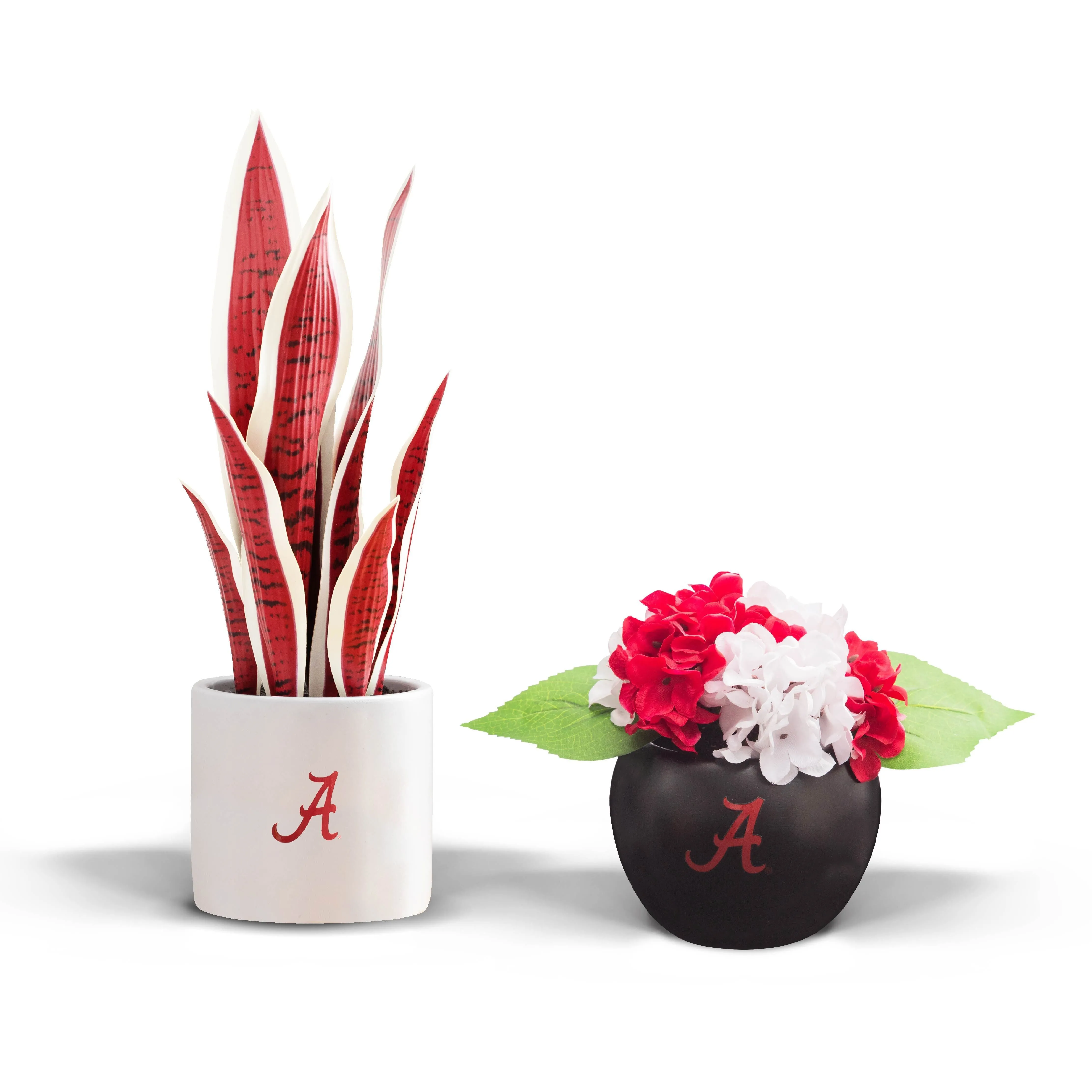 Alabama Crimson Tide Faux Snake Plant & Hydrangea