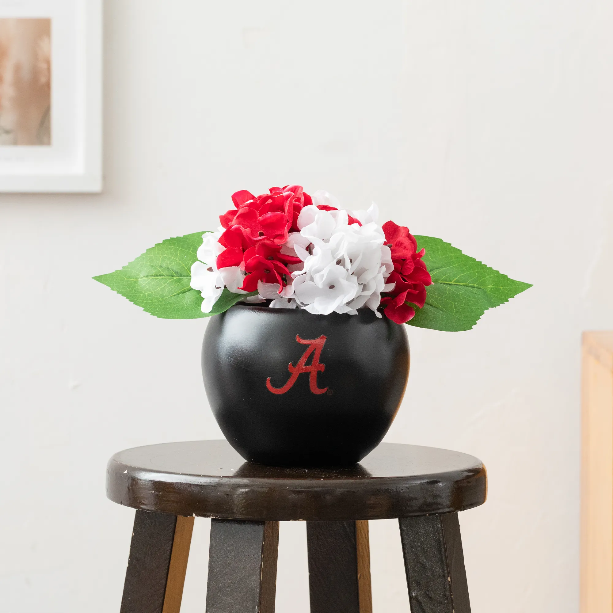 Alabama Crimson Tide Faux Snake Plant & Hydrangea