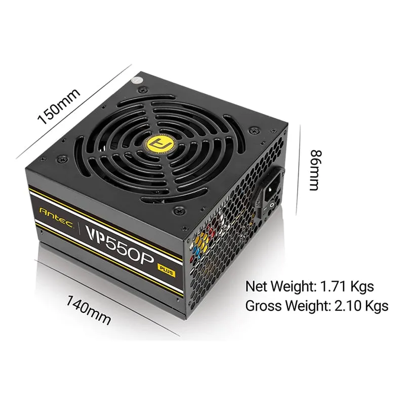 Antec Vp550P Plus Vp 550W Non-Modular Power Supply