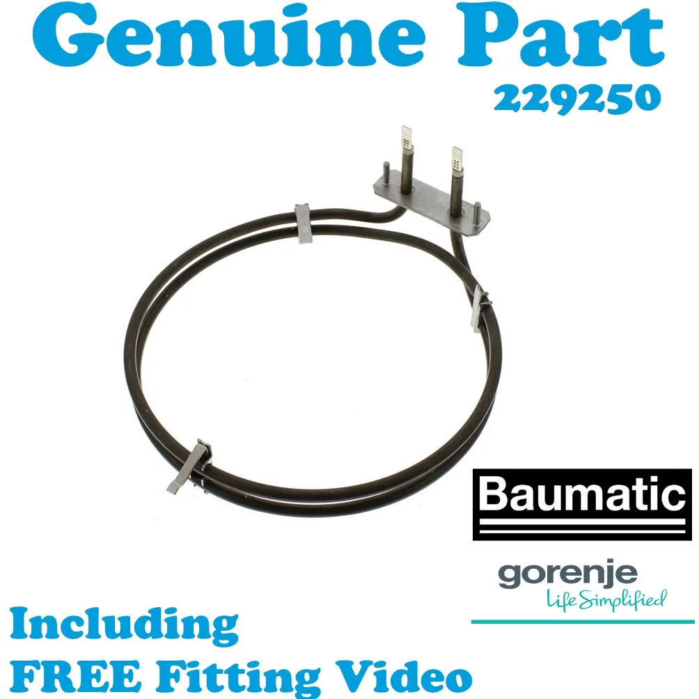 Atag Baumatic Gorenje Panasonic Sandstrom Cooker Fan Oven Element 2100W