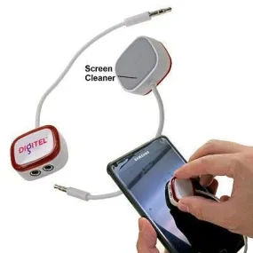 Audio Splitter with Screen Cleaner