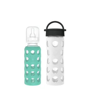 Baby & Me Glass Bottle Gift Set