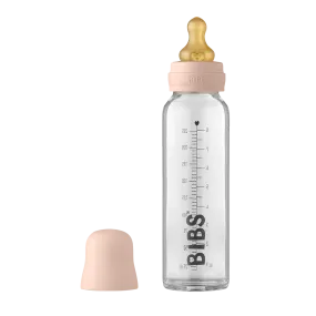 Baby Glass Bottle Complete Set 225ml - Blush