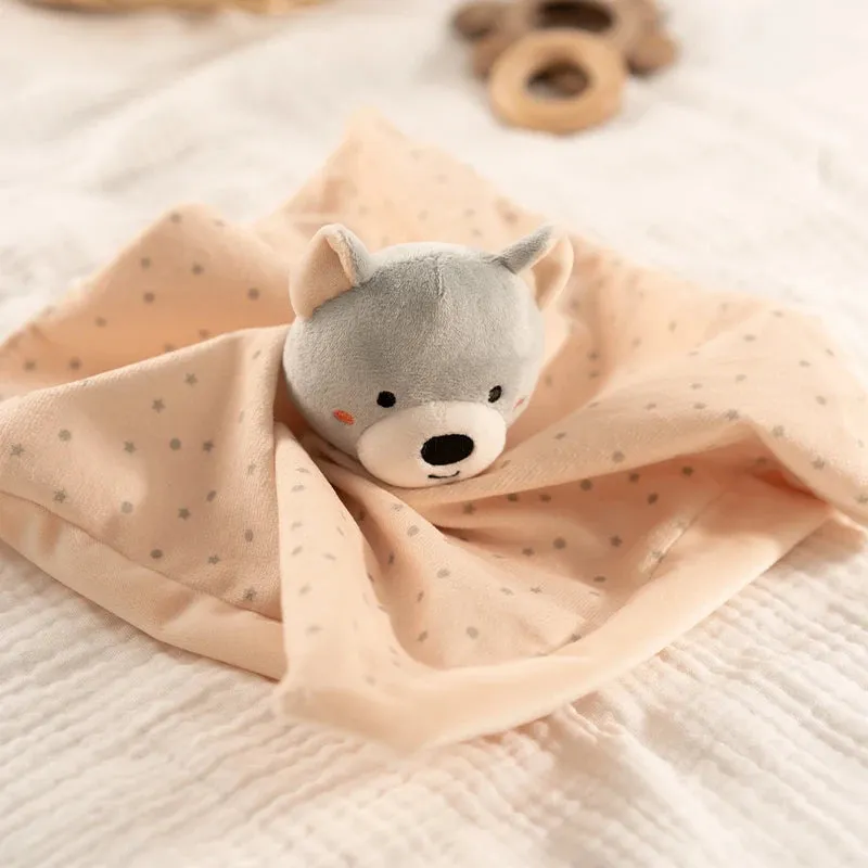 Baby Soft Security Blanket Infant Lovely Comforter Toy Stuffed Animal Newborn Gifts for Boys and Girls Toddler Sleeping Toys