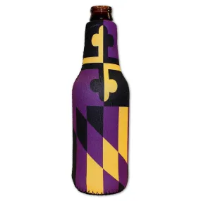 Baltimore Purple & Gold Maryland Flag / Bottle Cooler