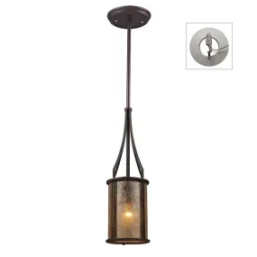 Barringer Single-Light Pendant with Recessed Light Kit