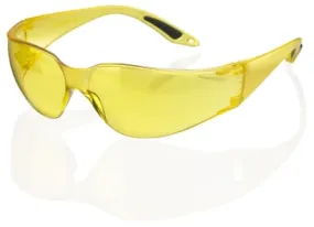 Beeswift Vegas Safety Glasses Yellow Lens (Pack Of 10) - Bbvs