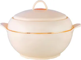 Beige Casserole Hot Pot Food Warmer 5L