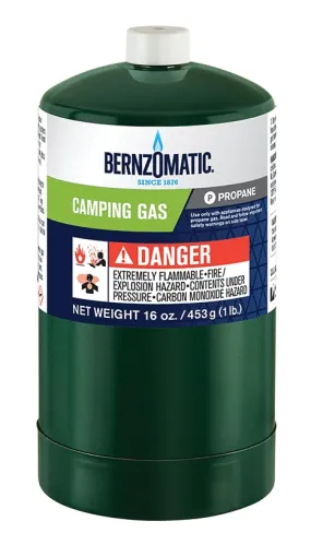 BernzOmatic 327774 Camping Gas Cylinder, 16.4 oz :EA: QUANTITY: 12