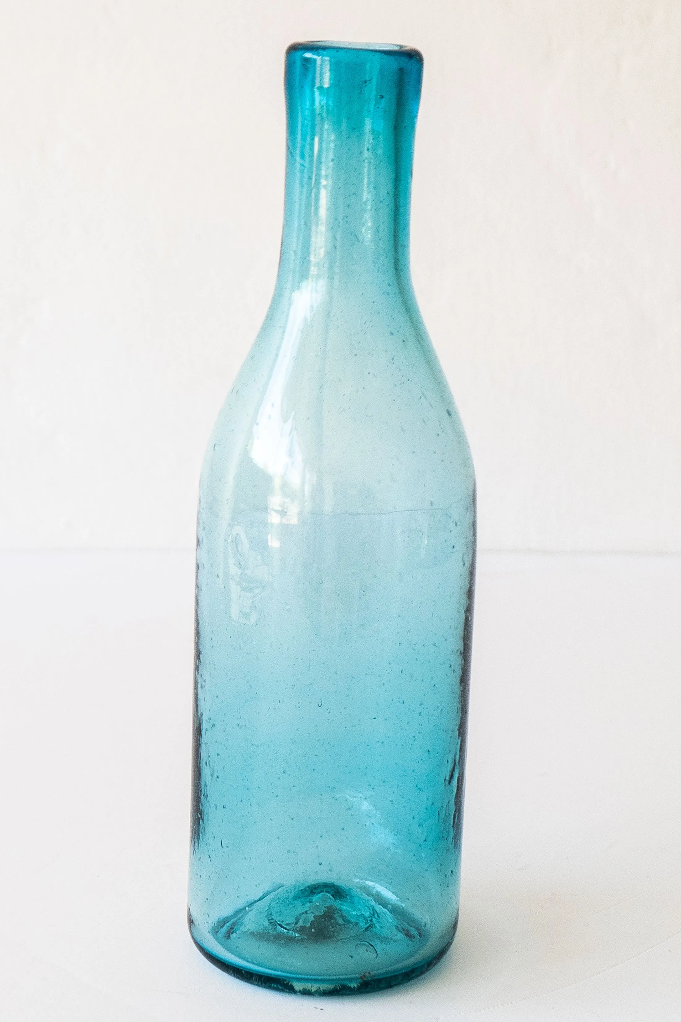 Blown Bottle Aqua