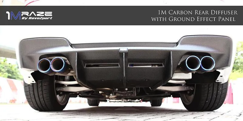 BMW 1M Revozport Raze Rear Diffuser with Ground Effect Panel