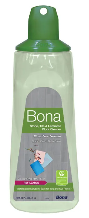 Bona No Scent Floor Cleaner Refill Liquid 34 oz