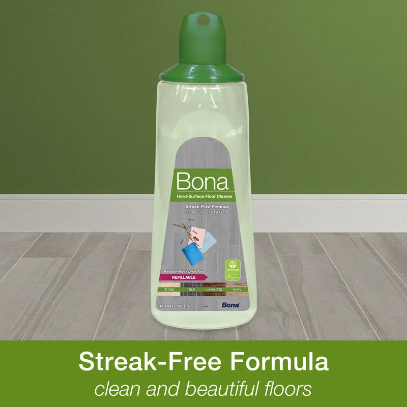 Bona No Scent Floor Cleaner Refill Liquid 34 oz