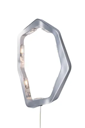 Boulder 22" 7 Light Wall Sconce in Polished Chrome