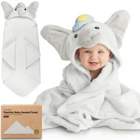 Boys Elephant Hooded Towel