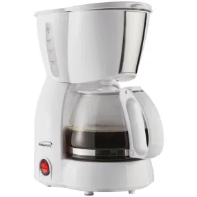 Brentwood Appliances TS-213W 4-Cup Coffee Maker (White)