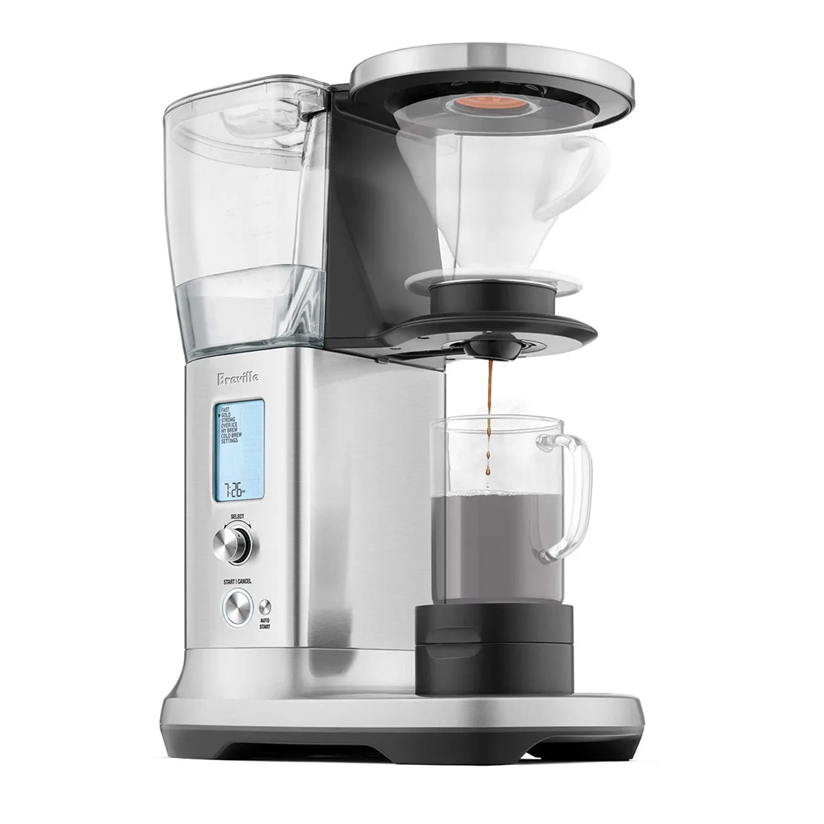 Breville Precision Brewer Thermal Tribute with Pour Over Attachment #BDC455BSS1BCA1