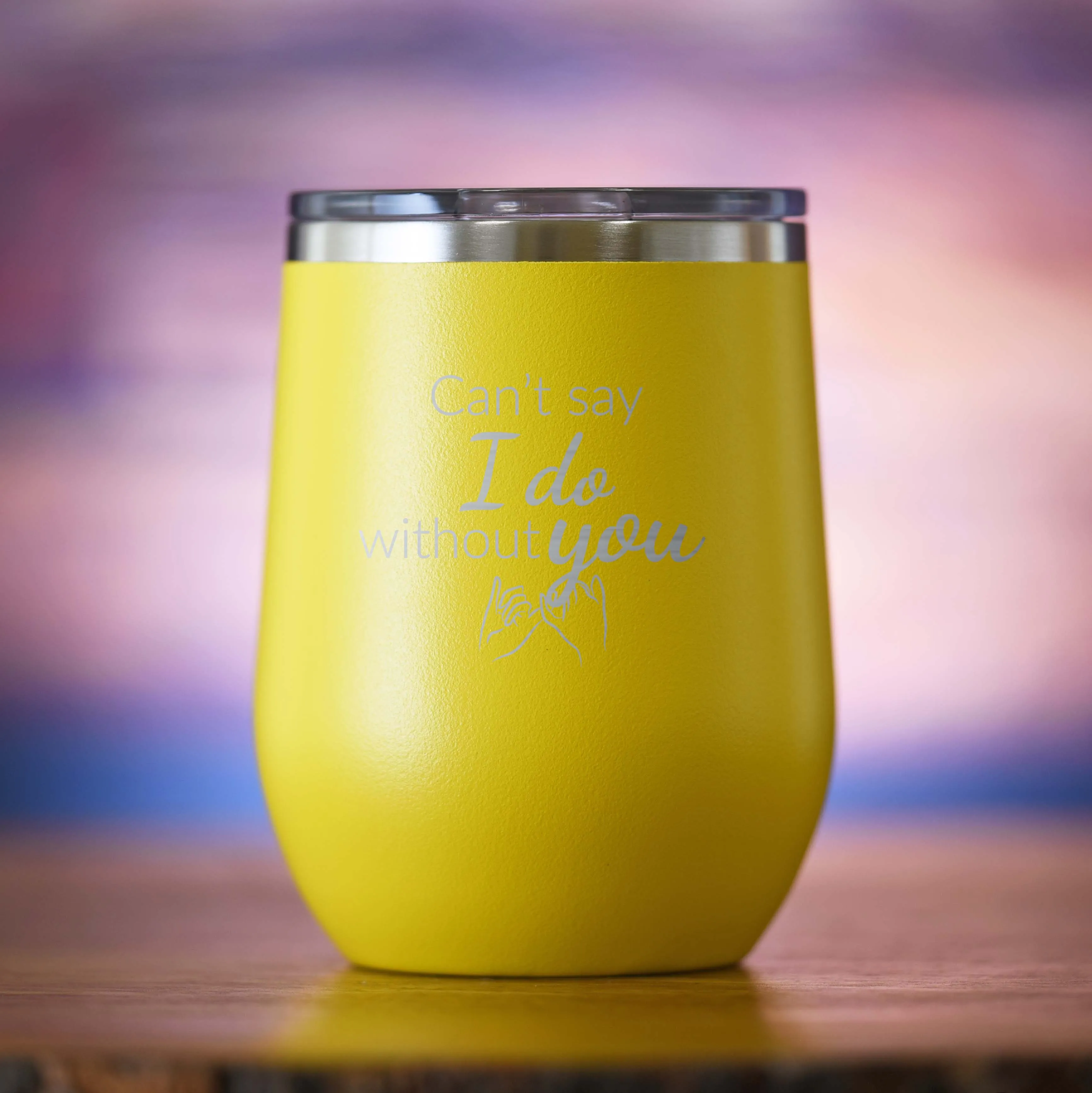 Can't Say I Do Without You Bridesmaid Proposal Wine Tumbler