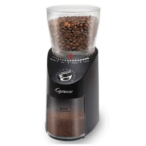 Capresso Infinity Plus Commercial Grade Burr Grinder - Black