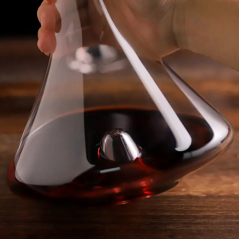 Centerpoint Crystal Glass Wine Decanter