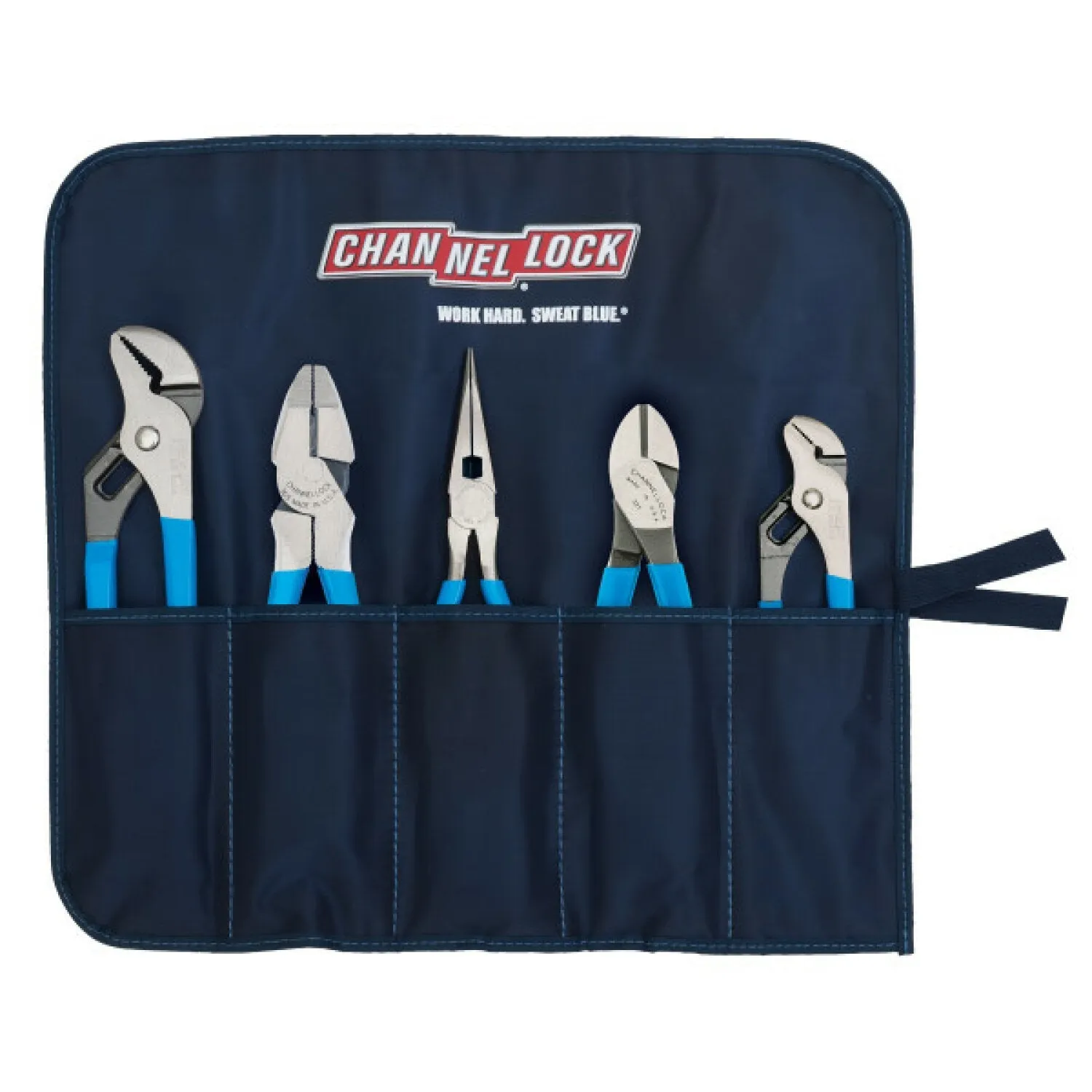 Channellock TOOL ROLL-5 5PC Professional Tool Set with Tool Roll