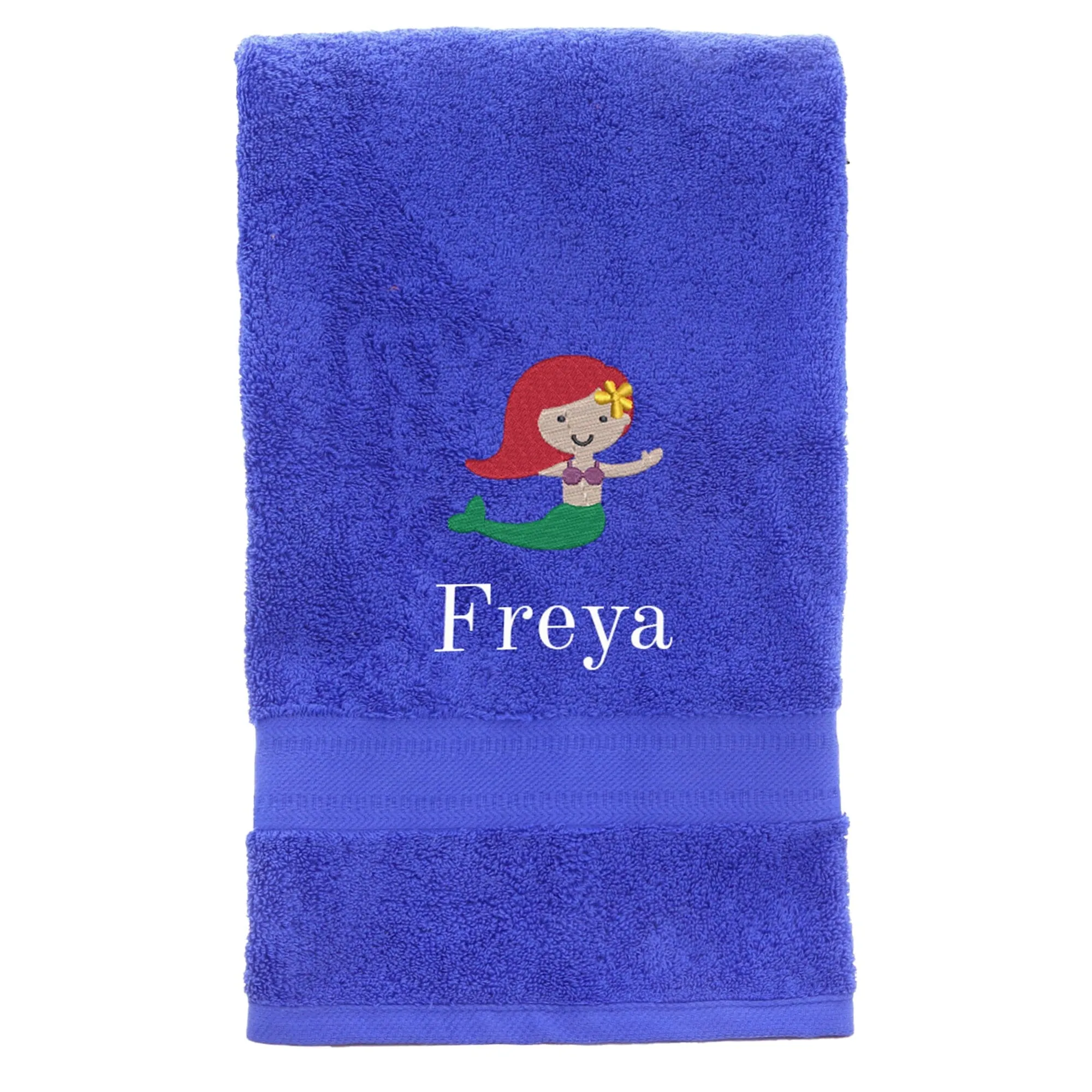 Children's Mermaid Logo Bath Towel