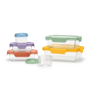 Color Lock® Glass 12pc Mixed Meal Prep Set