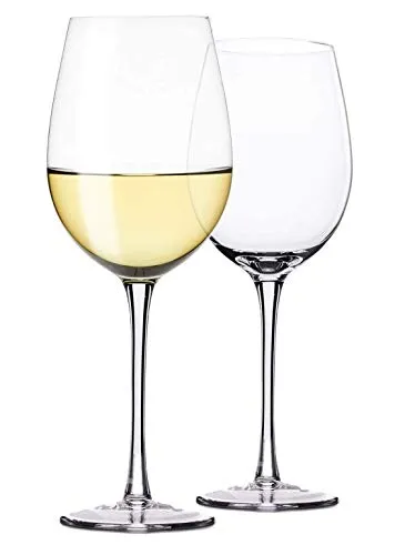 Crystalware Glass Wine Glass - 4 Pieces, Clear, 400 ml