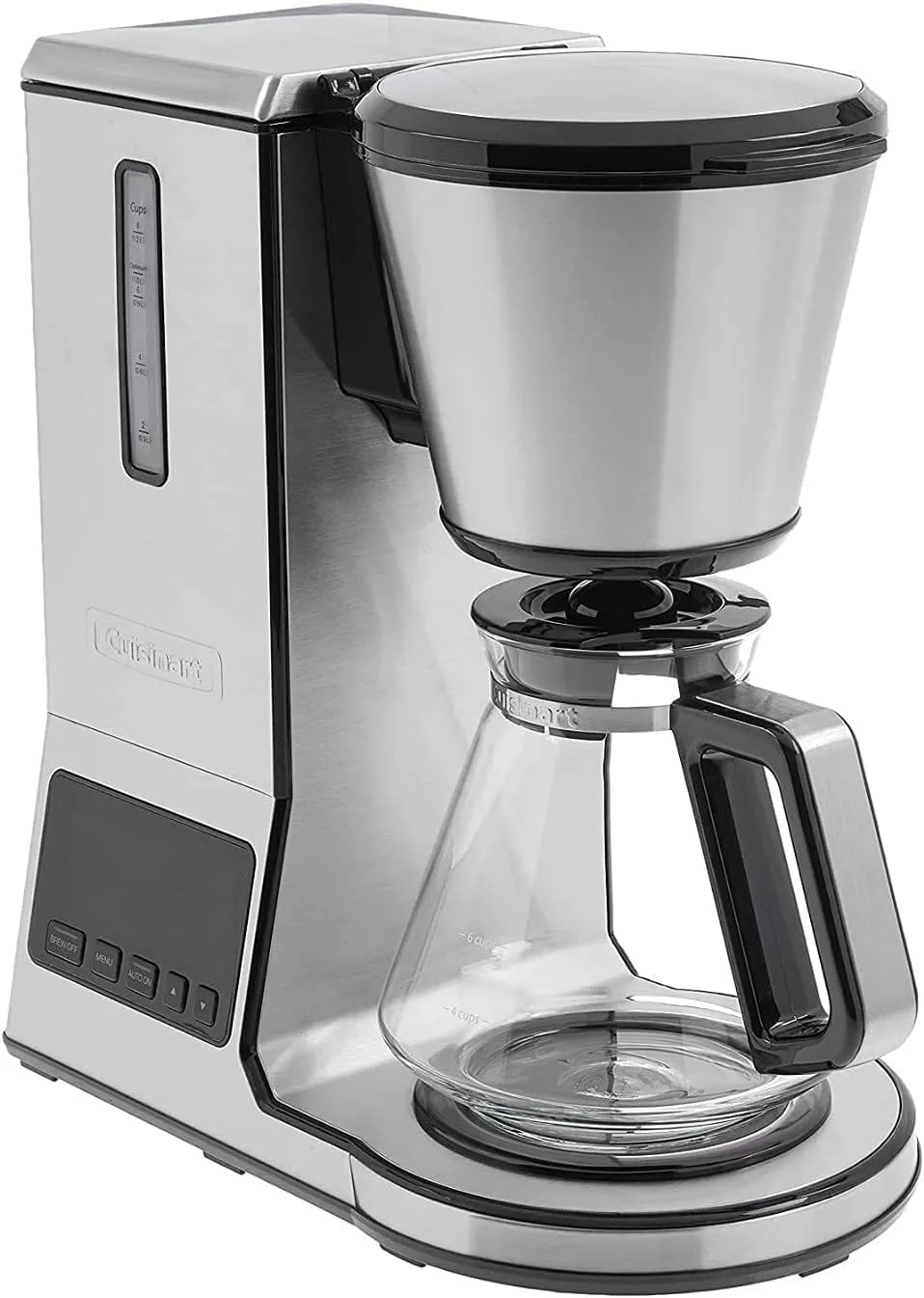 Cuisinart PurePrecision 8 Cup Pour-Over Coffee Brewer with Glass Carafe, Silver - Certified Refurbished