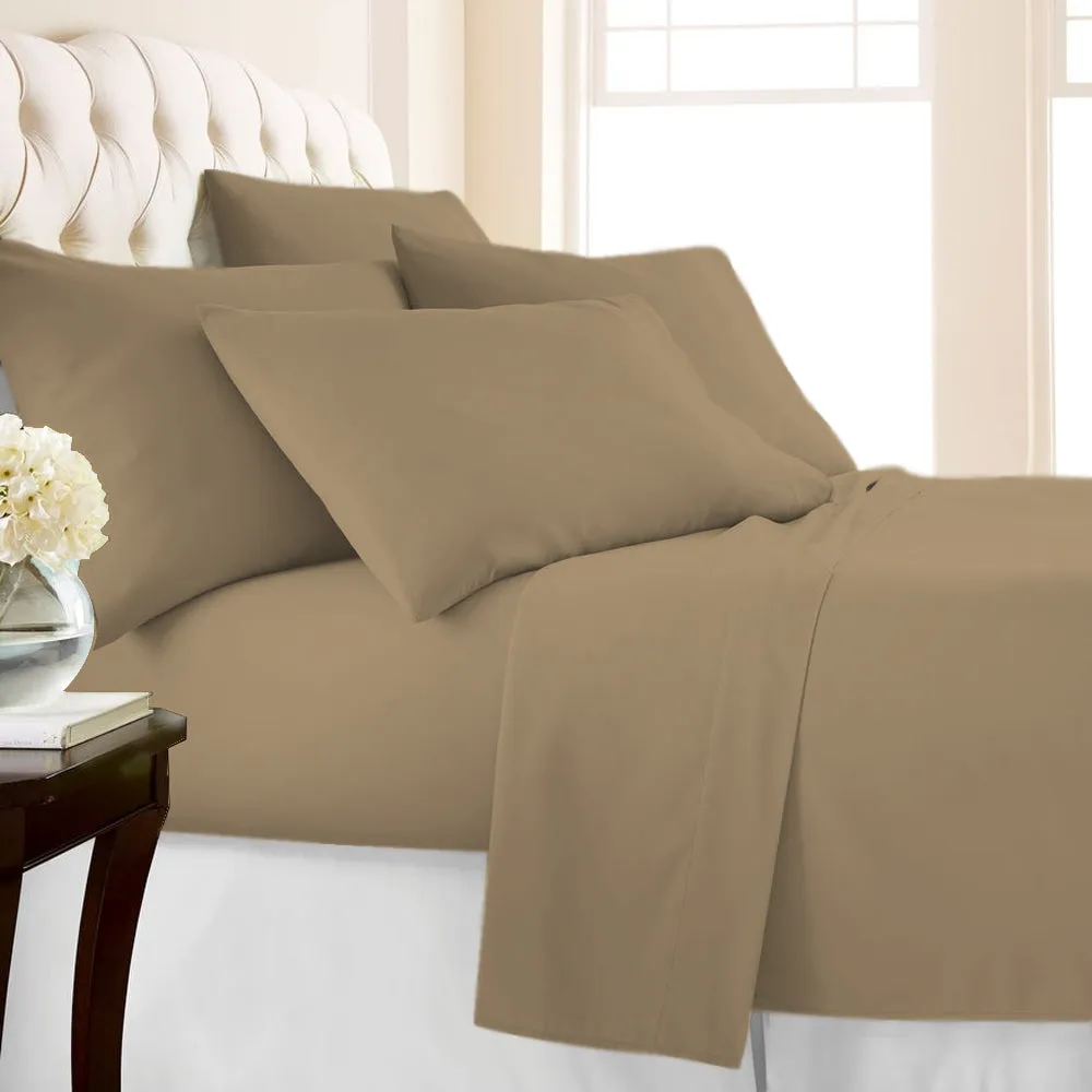 Deep Pocket Premium Bed Sheet Set (6-Piece)