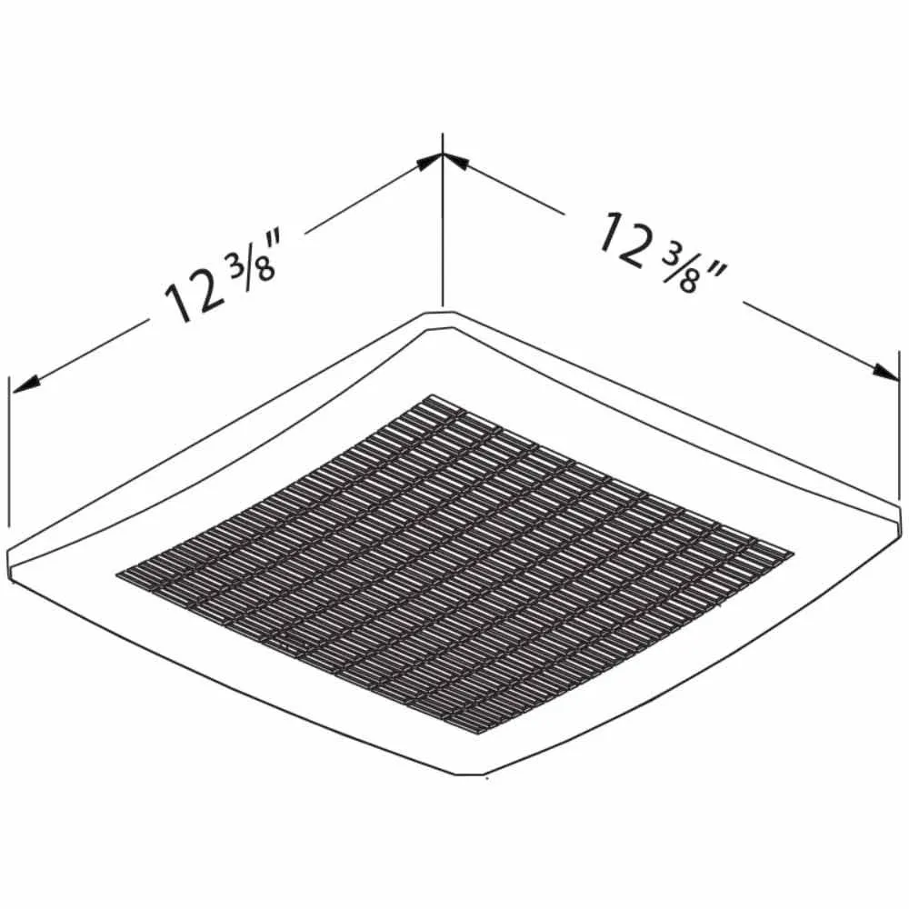 Delta BreezSignature 130 CFM Bathroom Exhaust Fan With Humidity Sensor