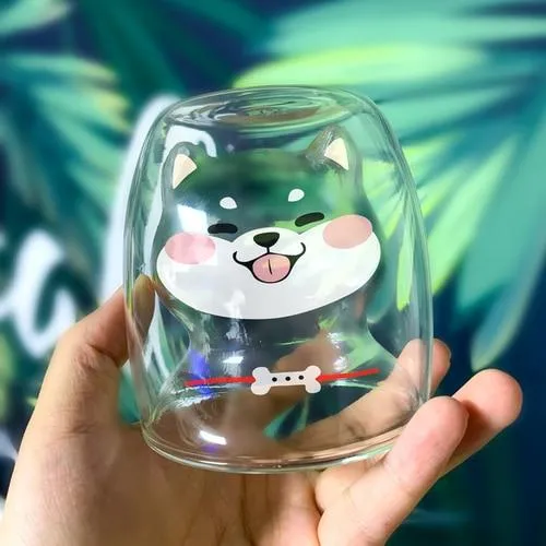 Double-Glass Doggy Cup