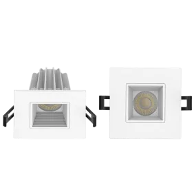 DRF 3in G1 LED Baffle Square Regress Downlight