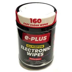 e-Plus All Purpose Electronic Cleaning Wipes (160 Pack) Made in USA