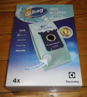 Electrolux AntiAllergy Clinic S-Bag Vacuum Bags - Part # E206B