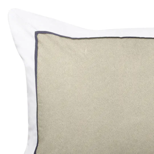 Essex Olive Long Filled Cushion 30 x 60cm by Logan and Mason