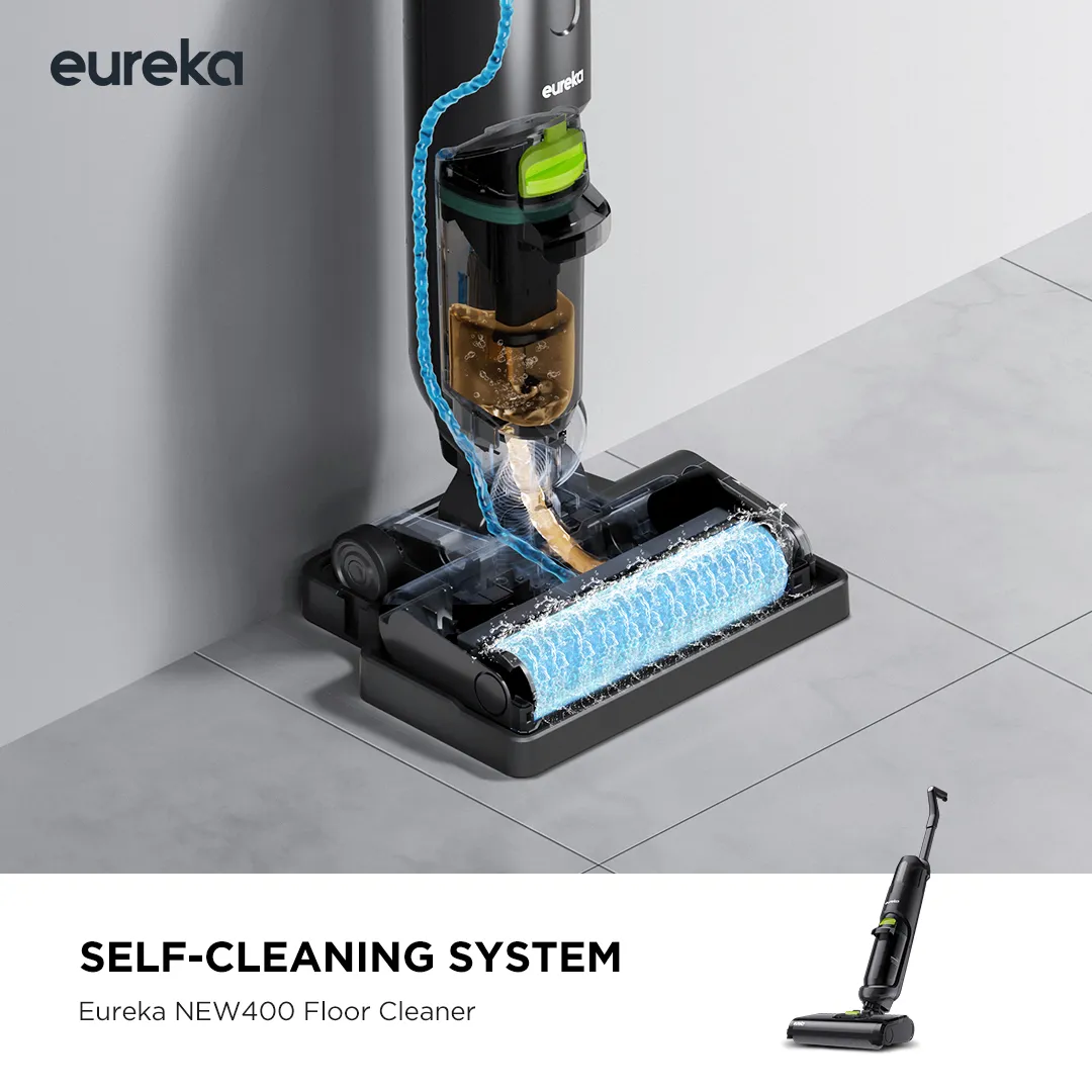 Eureka NEW400 Cordless Wet Dry Vacuum All-in-One Mop FREE additional 1 bottle detergent