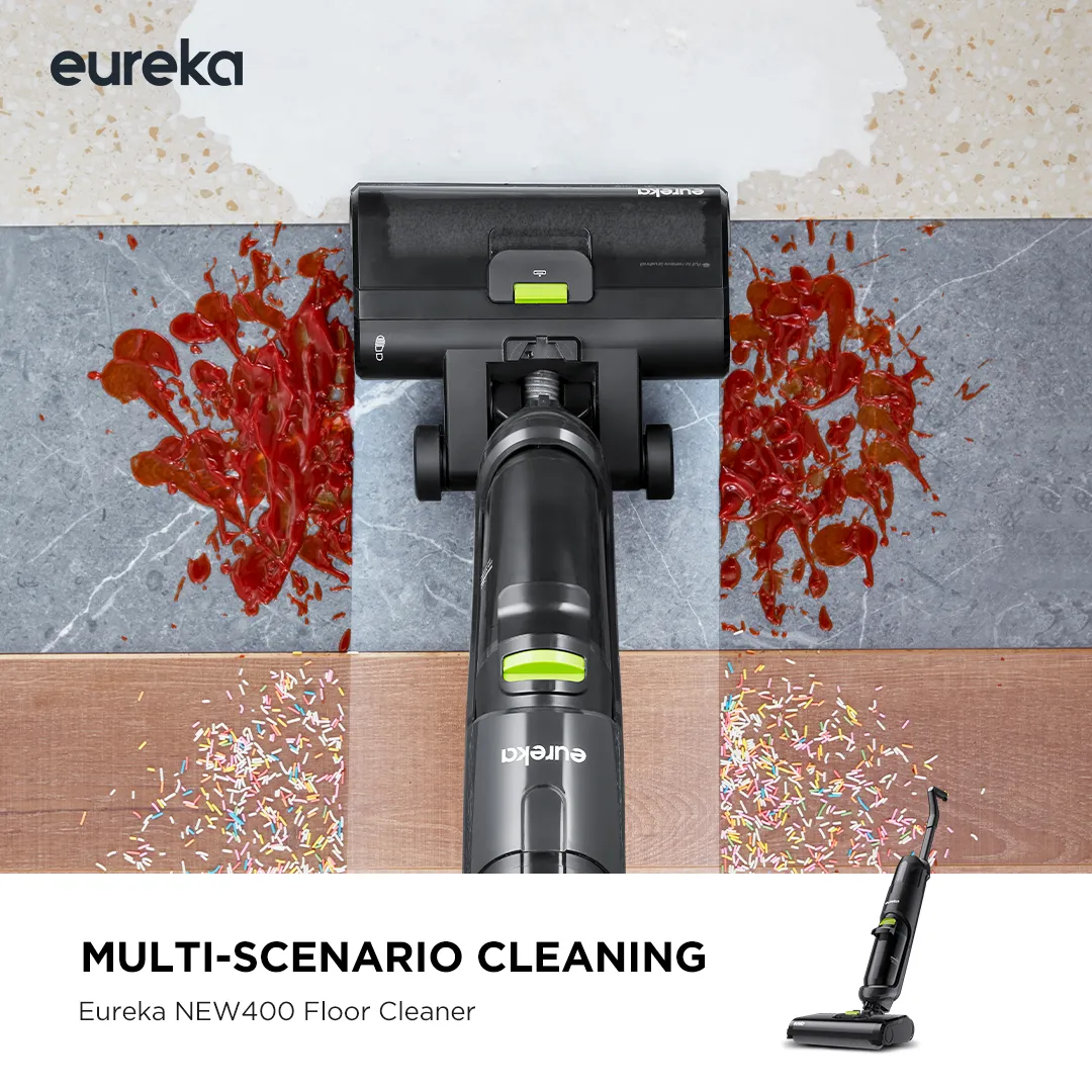 Eureka NEW400 Cordless Wet Dry Vacuum All-in-One Mop FREE additional 1 bottle detergent